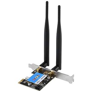 PCIE-netwerkkaart 433 Mbit/s dual-band 2,4 G / 5 G PCIE WLAN-internetkaart Bluetooth 4.0 PCI Express WLAN Ethernet-kaart voor desktopcomputers met WIN7-, WIN8-, WIN8,1- en WIN10-systemen