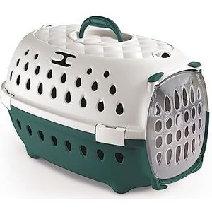 Stefanplast - Transportkooi Smart Chic groen Max 6 kg voor kleine honden en C