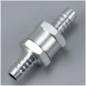 6 Mm 8 Mm 10 Mm 12 Mm 14 Mm 16 Mm Aluminiumlegering Terugslagklep, Eenrichtingspijp Terugslagklep For Benzine En Diesel, 1 Stuk(14mm)