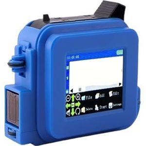 Brede codeertoepassingen 12,7 mm mondstuk Mini handheld inkjetprinter QR Barcode Batchdatumnummer Logo Vervaldatum Coderingsmachine Lichtgewicht en handig(Include 2 Cartridges)