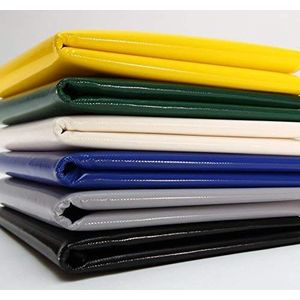 Vrachtwagenzeil, pvc-zeil, 3 m breed, 680 g/m² - 700 g/m², per meter, zonder ogen, zeildoek, afdekzeil, industrieel dekzeil (antraciet RAL 7016)