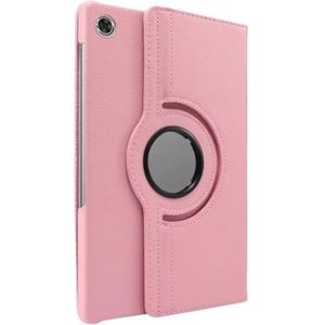 360 Roterende Tablet Case Geschikt for Lenovo Xiaoxin Pad 2022 10.6 M10 Plus 3e Gen TB-125F TB-128F Tablet Cover stand Shell(Pink)