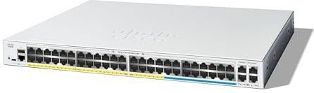 Cisco Catalyst 1300-48MGP-4X - Managed Switch - 32 GE-poorten - 16 poorten 2.5GE - PoE - 4 SFP+ 10GE-poorten