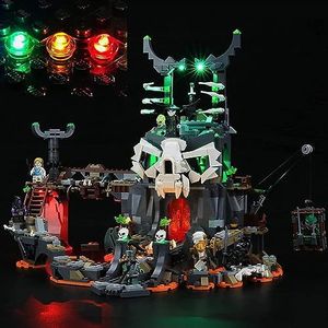 USB Light Kit voor Lego 71722 NINJAGO Skull Sorcerer'S Dungeons bouwstenen Model - (NIET Inclusief LEGO Model)