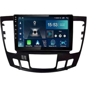 Android 14.0 2 Din Autoradio 9"" Touchscreen Auto Stereo voor Hyundai Sonata NF 2009 met Draadloze Carplay Android Auto GPS navigatie AHD Omgekeerd beeld Stuurwielbediening(B,S-1(2G+32G))