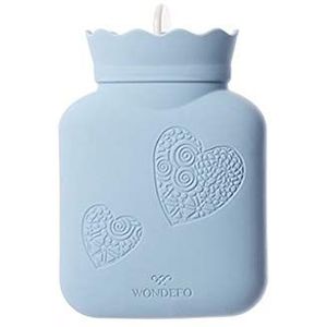 OIFAODAO, Heetwaterflessen Heetwaterzak Met water gevulde siliconen warmwaterkruik Herbruikbare draagbare met warm Heetwaterzak/O,Warmwaterkruik(F)