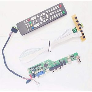 Voor B133XW01 V2 V3 V4 T.V53 screen controller drive board LVDS 40Pin WLED notebook PC 1366* 768 13.3 inch VGA+HDMI+AV+USB+RF DIY kit (B133XW01 V2)