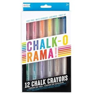 Chalk-O-Rama Chalk Crayons - Set of 12
