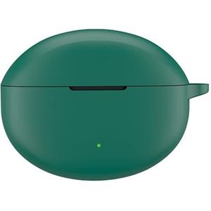 Voor OnePlus Nord Buds 3 Pro hoofdtelefoon case Siliconen case Drop-proof en stofdichte hoofdtelefoon case (Donkergroen)