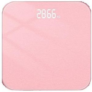 Weegschaal Nauwkeurig Opladen Menselijk Lichaam Wegen Familie Lichaamsvet Schaal Hoge Precisie Weegmeter Elektrische Weegschaal Gemakkelijk Te Gebruiken(Hidden screen pink)
