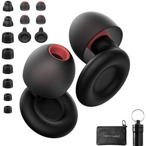 Oordopjes voor geluidsreductie tijdens het slapen, herbruikbaar, voor concerten, focus, reizen, werk, hoge afspeelgetrouwheid, 7 paar oordopjes, flexibel en zacht, NRR 24 u