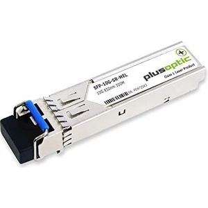 Plusoptic SFP-10G-SR-MEL 10000Mbit/s OptiPlex + 850nm glasvezel transceiver (glasvezel, 10000 Mbit/s, LC, SR, 300 m)