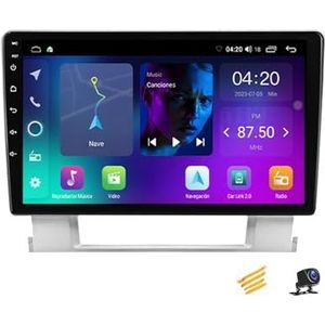 ZARAPLUS Android 14 autoradio, navigatie, Bluetooth 2 DIN autoradio voor Opel Astra J/Buick Excelle Display Auto 9 inch Multimedia Ondersteuning Carplay/Auto/DSP/RDS FM/stuurbediening, NF2