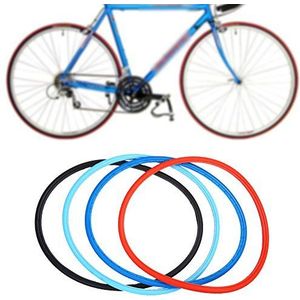 Fiets volledige banden zonder banden voor 700 * 23C racefiets Fixed Gear (zwart) volledig rubberen banden x 23c massief rubberen banden fiets