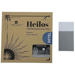 THERMALRIGHT Heilos Intel vaste warmtegeleidende folie, vaste warmtegeleidende siliconenfolie voor CPU/GPU, thermische geleiding 8,5 W/mk, desktop/laptops multifunctioneel, voor Intel (30 × 40 × 0,2