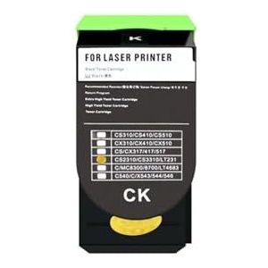 CS310 poederdoos, for LE-MARK CS310/CS410/CS510/CX310/CX410/CX510 printer(CS310 Black)