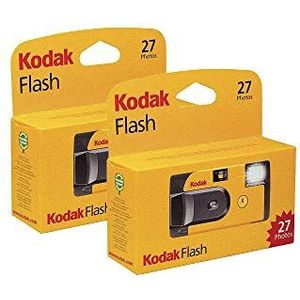 Kodak - Wegwerpcamera met flitser, 27 verlichtingsmogelijkheden (pak van 2 stuks)