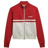 Superdry - Athletic Essentials - Trainingsjack - Slim Fit - Geribbelde Boorden
