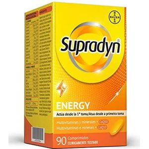 Supradyn Energy Q10 90 tabletten + 30 gratis | Multivitaminen, mineralen en co-enzym
