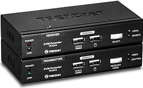 Trendnet - TK-EX4 - KVM Extender - Zwart - Tot 100 meter afstand