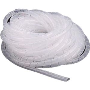 Kabelbeschermer met spiraalwikkeling, veelkleurig, 4-10 mm binnendiameter(White,ID 4mm (30 meter))