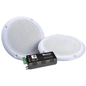 e Audio Luidspreker, waterdicht, hifi, 80 W, plafondinbouw, versterkt, compatibel met smartphone Google Home Bluetooth Amazon Alexa