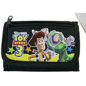 Black Toy Story Trifold Wallet