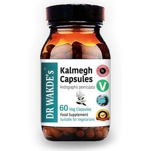 DR WAKDE'S Kalmegh Capsules (Andrographis panniculata) | 60 Veg Caps | Ayurvedische Supplement | Veganistisch | 100% Kruiden | Hoeveelheid Kortingen | Gratis verzending op Multiples | Verzending op dezelfde dag