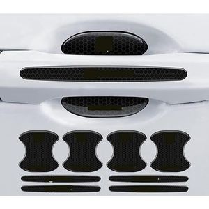 Handgrepen buitendeur 8 Stuks Beschermfolie Voor Autodeurgrepen Voor Volvo Voor Xc90 C30 C70 V40 V60 V90 Anti-kras Exterieur Accessoire(‎A)