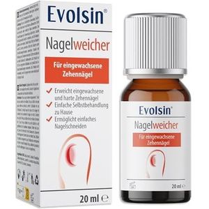 Evolsin - Nagelzachte - Oplossing voor ingegroeide Teennagels - Alkalineformule - Eenvoudig te Gebruiken met Applicator