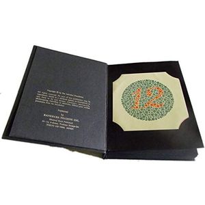 Ishihara Test Chart Boeken voor Kleurtekort 24 Platen