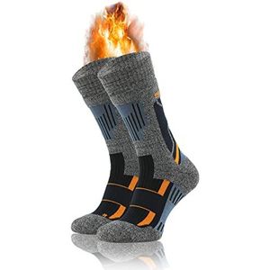 Sesto Senso Hoge Wollen Sokken Wandelen met Zilver Wintersokken 36-38