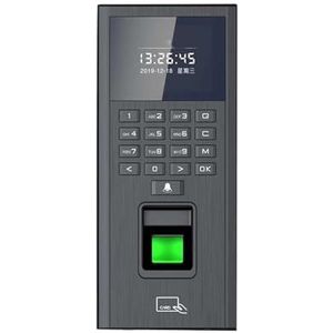 Prikklok, Biometrische vingerafdruk 125Khz + 13,56Mhz RFID-toegangscontroletoetsenbordsysteem Elektronische USB-tijdklokrecorder Aanwezigheidsmachine voor kleine bedrijven(D9 10 IC Card)