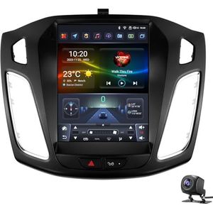 9,7"" IPS touchscreen autoradio stereo voor F-ord Focus 3 MK3 2011-2019 Android 15 GPS Navi Carplay DSP ondersteuning DAB/Stuurwielbediening/WiFi/Bluetooth/Mirrorlink/RDS/USB achteruitrijcame(Color:P1)