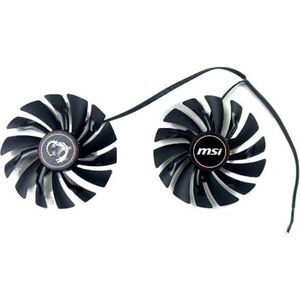 PLD10010S12HH 4PIN RX 580 GPU-koelventilator voor MSI GTX 960 GTX980Ti GAMING 950 1060 1080 470 grafische kaartventilatoren(B)