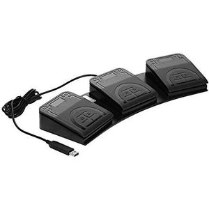 Fesjoy FS2020U1 USB-voetschakelaar, besturingssleutel, aangepaste computertoetsenbord, actiepedaal, compatibel met medische apparaten, instrumenten, computer kantoor