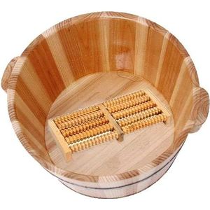 Houten Voetenbad - Voetmassage Ontspanning En Ultiem Comfort Pedicurebassin For Voetbaden - Emmer Voetenbadvat For Thuis [Energieklasse A] (Color : Style 6)