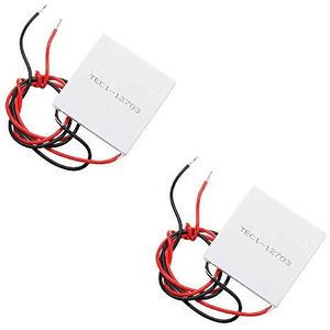 Fasizi 2pcs TEC1-12703 40x40MM Thermo-elektrische Koelere Peltier Koelplaat