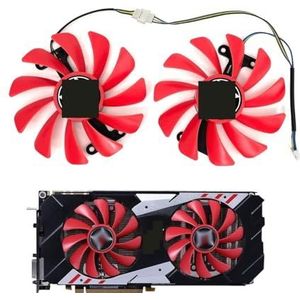 2 stuks 95 mm 4P koelventilator voor Gainward 1080 1070ti 1070 Chasing-versie 8G grafische kaartkoelerventilator