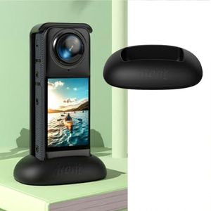 Voor Insta360 X4 Desk Stand Mount Base Siliconen Voertuig Dock Ondersteuning Houder, Voor X4 Action Camera Siliconen Docking Station