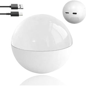 Gepersonaliseerde 3D Crystal Ball - 2.7In Digital Photo & Video Player Globe With Orange Heartbeat Light, Upload Custom Images, LED Light -Up Sphere Cadeau voor verjaardag, verjaardagen D