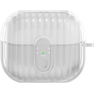 TPU Case Cover voor 2024 Galaxy Buds 3 Pro draadloze oordopjes accessoires, valbestendig en stofdicht zachte beschermhoes (transparant)