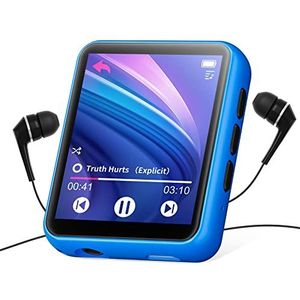 Bluetooth - Draagbare Digitale Muziekspeler - Zilver - 32GB Intern Geheugen - Ondersteuning tot 128GB