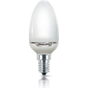 Philips Softone-Flamme Lisse 929689673103 Energiespaarlamp, 5 W, E14, WW, 1BL, 230 V, 6-soft vlam design