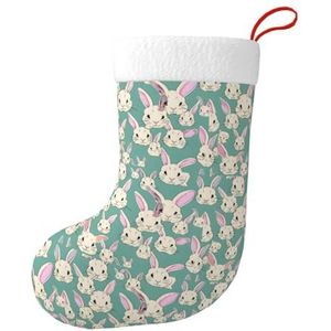 MGGAklp Bunny Leuke Print Kerst Kousen Snoep Zakken Voor Familie Vakantie Party Kerstboom Decoraties
