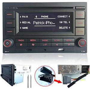 SCUMAXCON RCN210 Autoradio - Voor VW Golf MK4 POLO Passat B5 - USB MP3 AUX SD - Ingebouwde Bluetooth met CD-speler