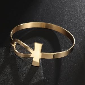 Mannen Vrouwen Trend Eenvoudig Roestvrij Staal Gesneden Romeinse Cijfers Armband Mode Eenvoudige Sieraden Cadeau