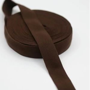 2cm platte naai-elastiek voor ondergoed broek beha rubber kleding decoratieve verstelbare zachte tailleband elastische banden-koffie-20mm 10yards