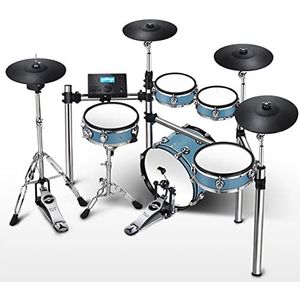 Keshuo Blue Electric Drum Kit Voor Beginners Volwassen Elektrische Drum Vijf Drums Vier Cimbalen Elektrisch drumstel beginners