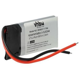vhbw Accu compatibel met Philips Sonicare Airfloss HX8140 Dental monddouche Hydrojet (550mAh, 3.7V, Li-Poly)